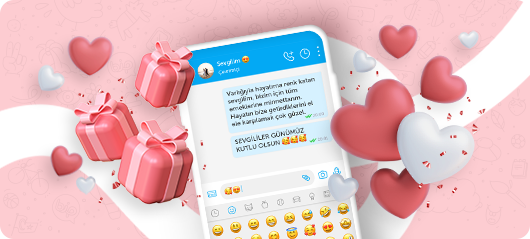 En Romantik 14 Şubat Sevgililer Günü Mesajları